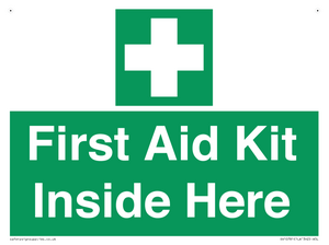 First Aid Kit Inside Here